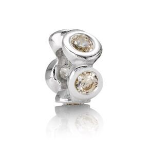 Authentic Pandora Champagne Lights Spacer Charm